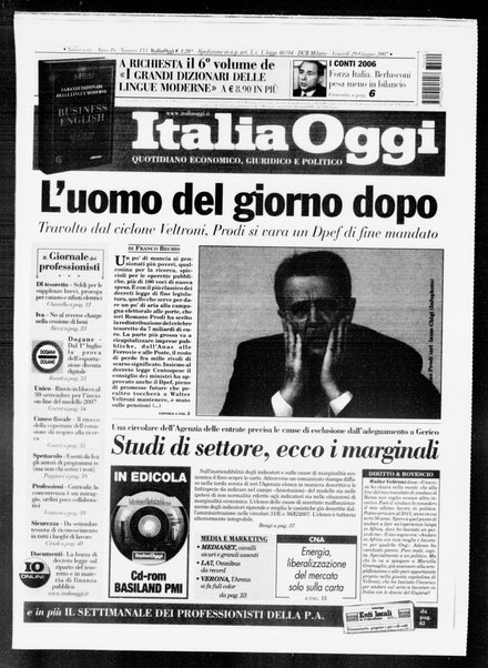 Italia oggi : quotidiano di economia finanza e politica